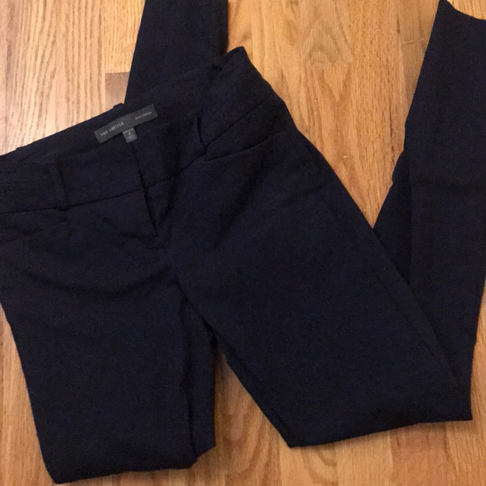 The limited navy skinny work pants